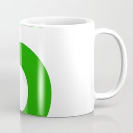 Number 5 (Green & White) Mug