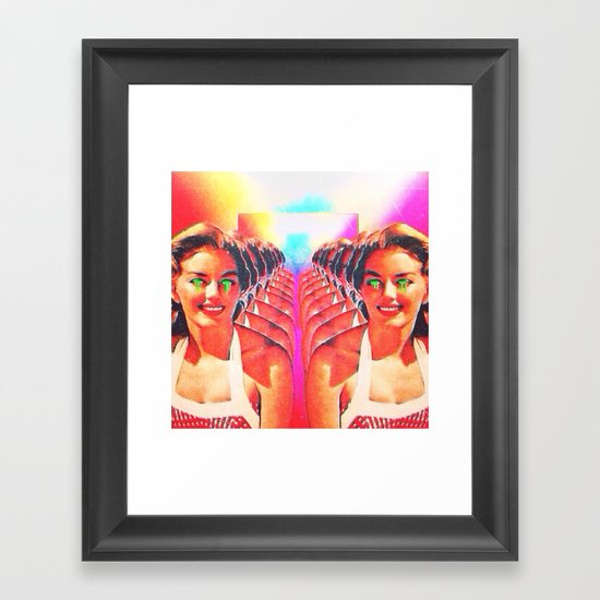 Lets get trippy Framed Art Print