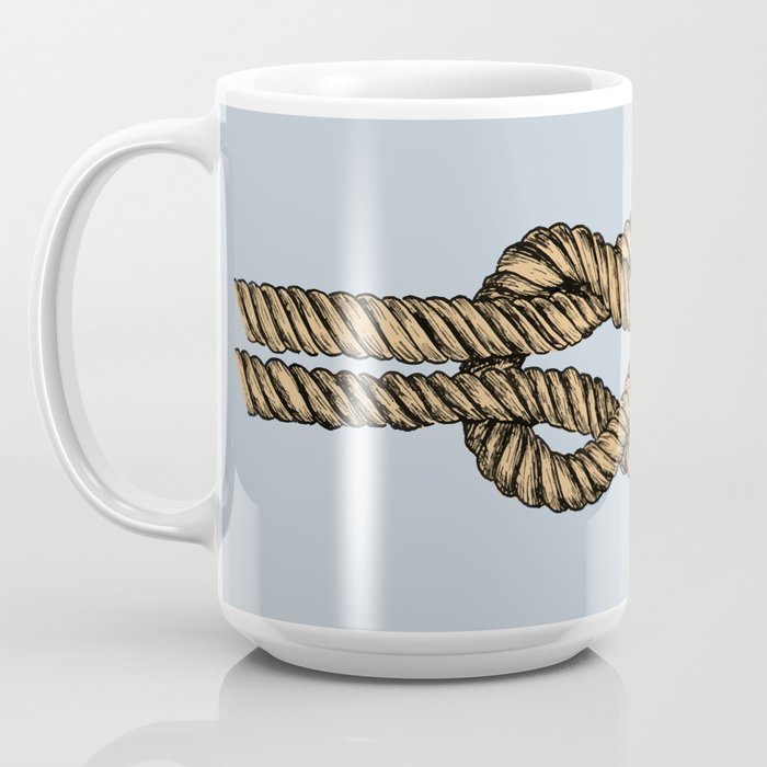 Nautical Boat Knot Coffee Mug By Newburydesigns Society6
