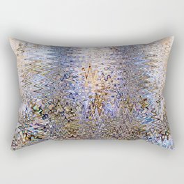 Kaleidoscopic Diffraction Abstract Rectangular Pillow