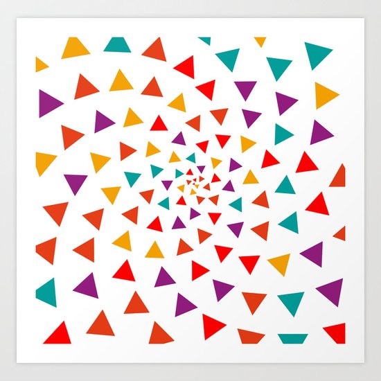 Golden angle Art Print