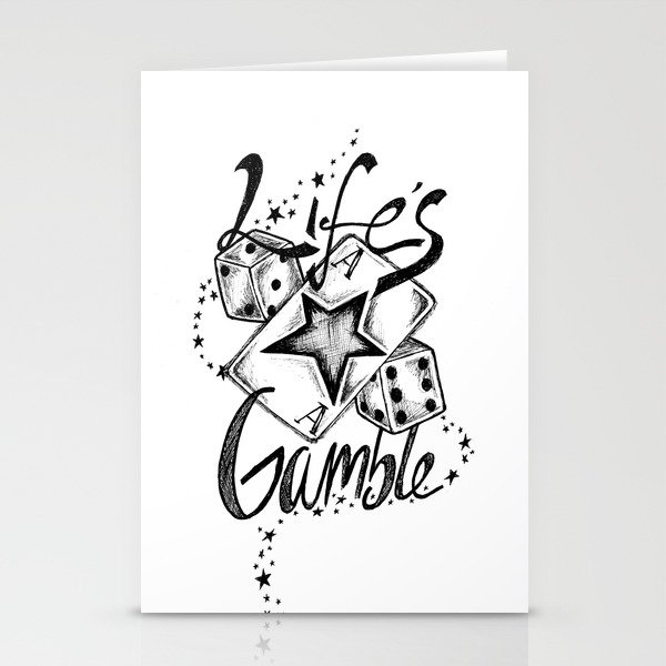 Life's A Gamble Stationery Cards