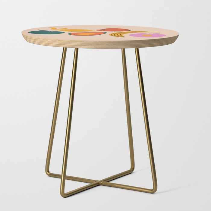 Cut Out Fruits Side Table