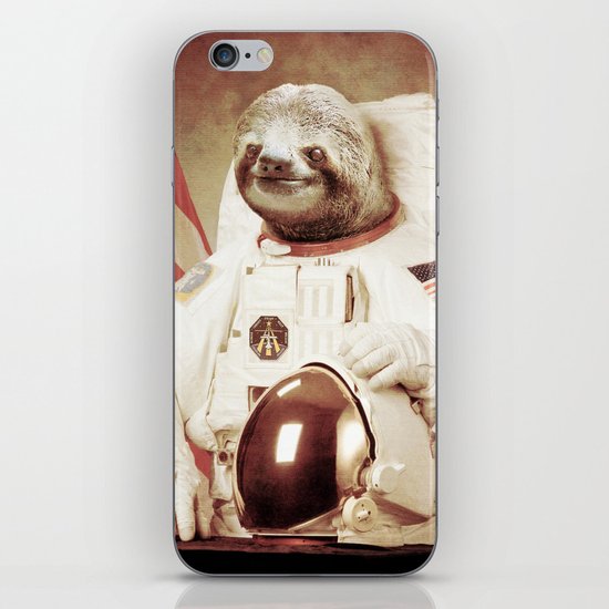 Sloth Astronaut iPhone & iPod Skin