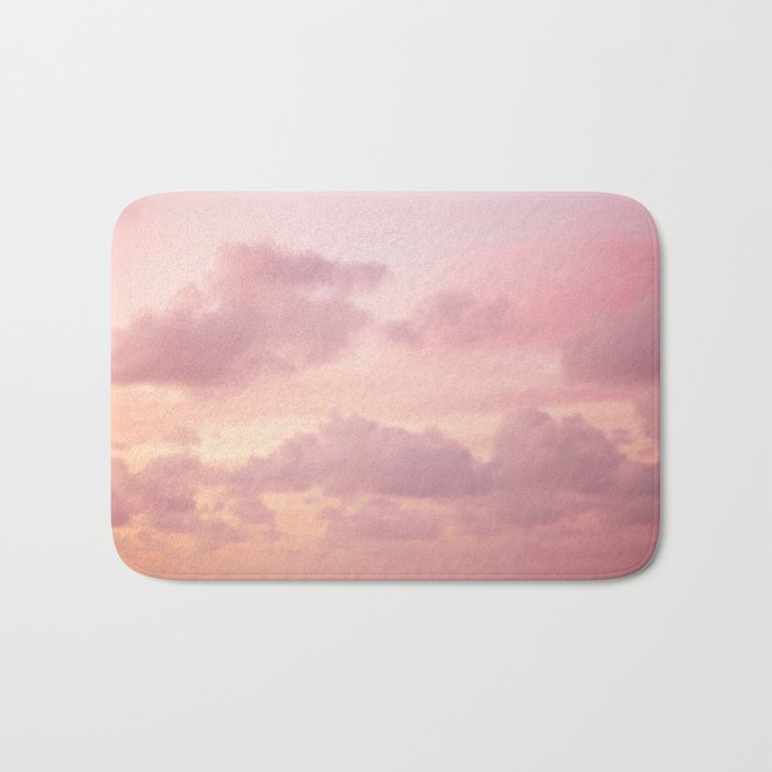 Pink Clouds Bath Mat