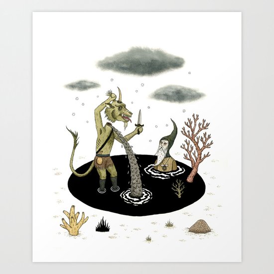 Shifting Tide Pool Art Print