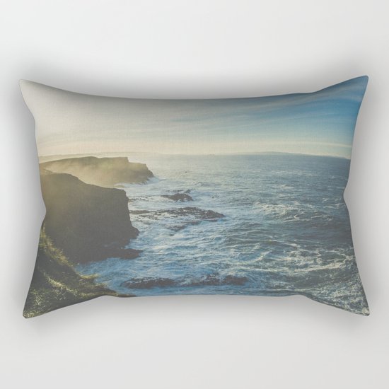 I Will Come Back But First... // Landscape // Edge of Cliff Photography #society6 #art #prints Rectangular Pillow