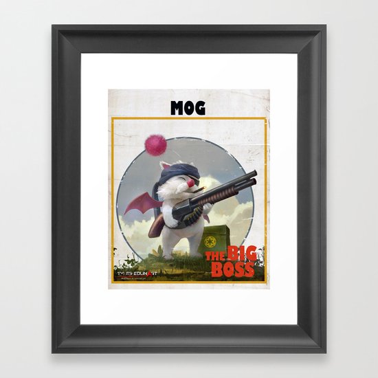 Retro Big Boss Promo Framed Art Print