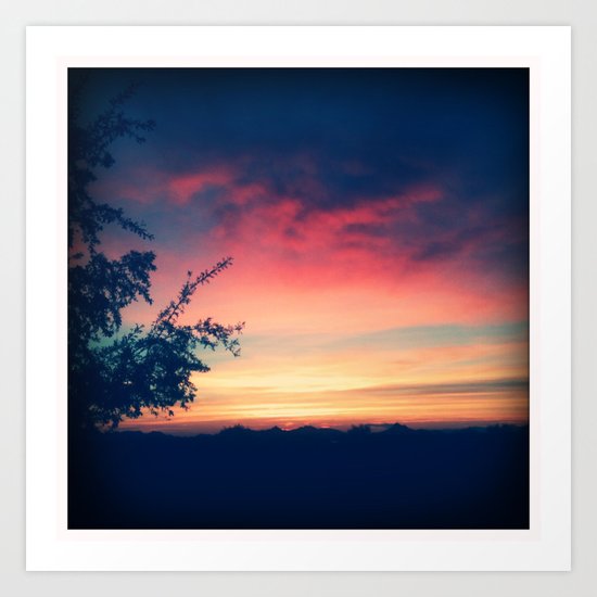 An Arizona Sunset Art Print