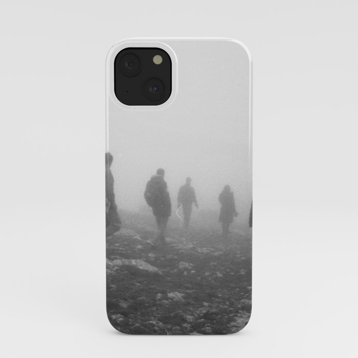 Foggy mountains iPhone Case