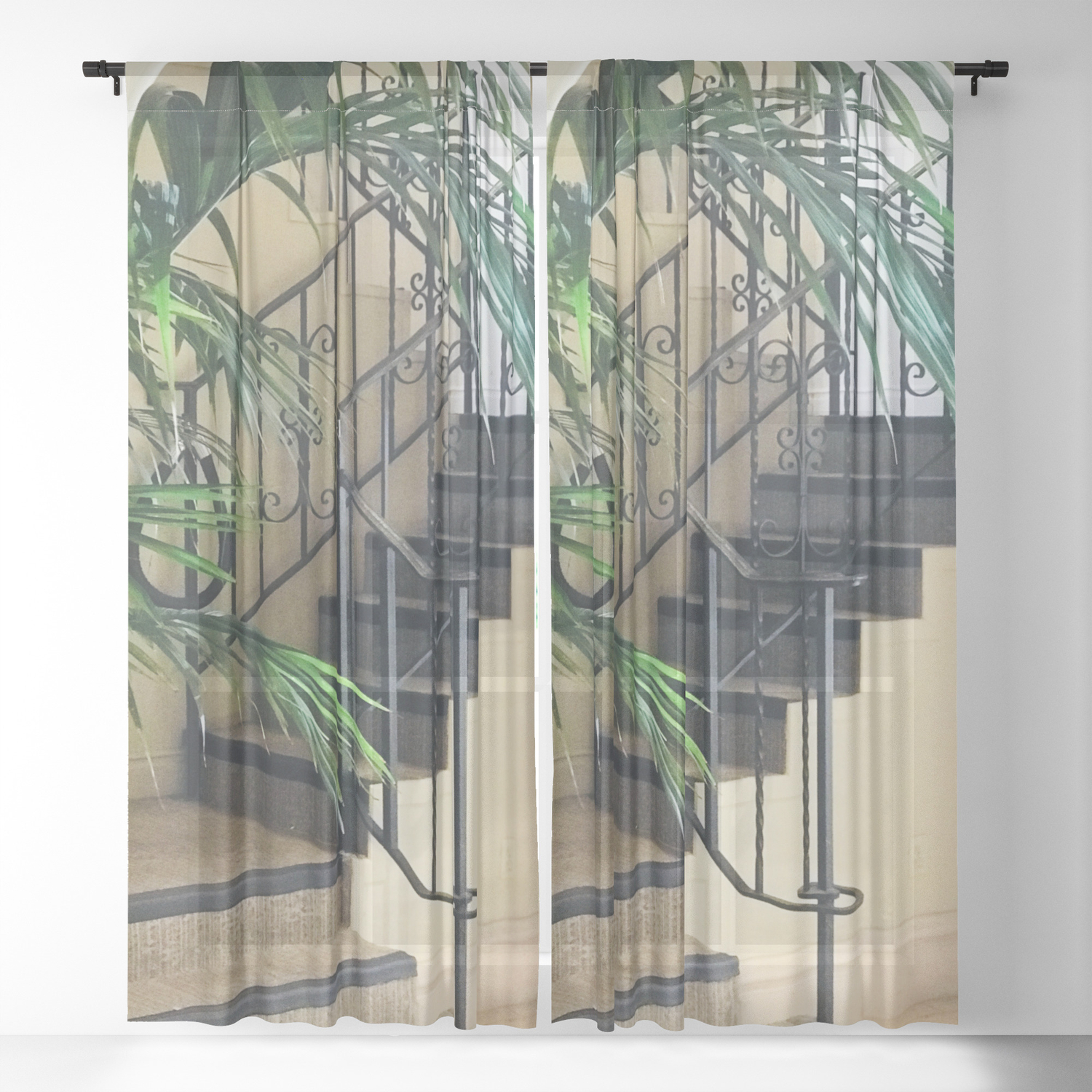 Secret Stair Steps To A Romantic Hideaway Sheer Curtain By Dec02
