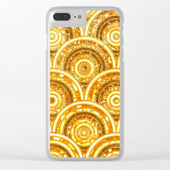 Aztec gold Clear iPhone Case