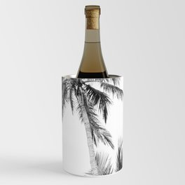 Floridian Palms Black & White #1 #tropical #wall #art #society6 Wine Chiller
