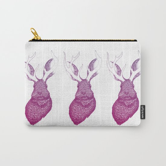 Ombre Jackalope Carry-All Pouch