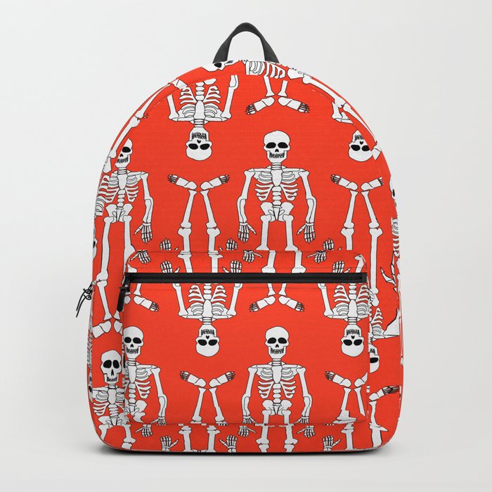 Skeleton pattern Backpack