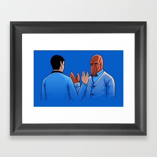 Salute Framed Art Print