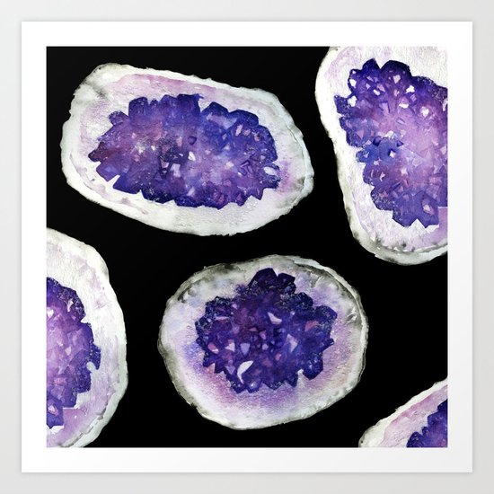 Amethyst Art Print
