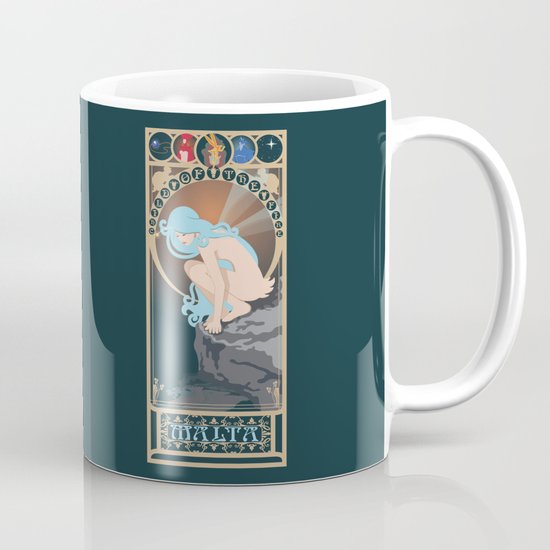 Malta Nouveau - Sea Prince and the Fire Child Coffee Mug
