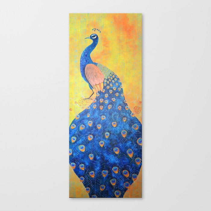 Peacock - The Protector Canvas Print