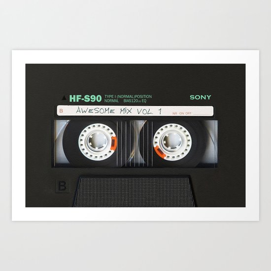 cassette classic mix Art Print