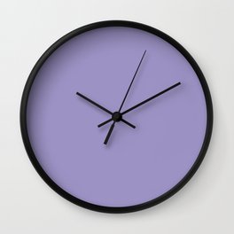 Purple Tulip Wall Clock