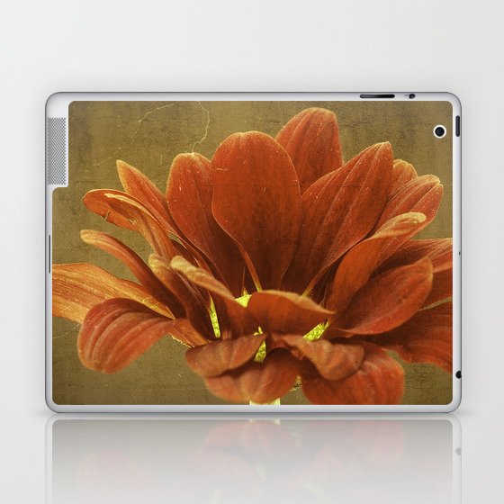 Vintage Chrysanthemum Laptop & iPad Skin