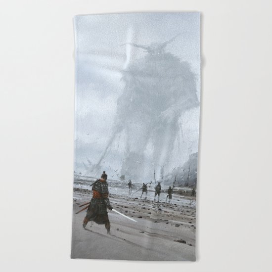stranger in a strange land Beach Towel