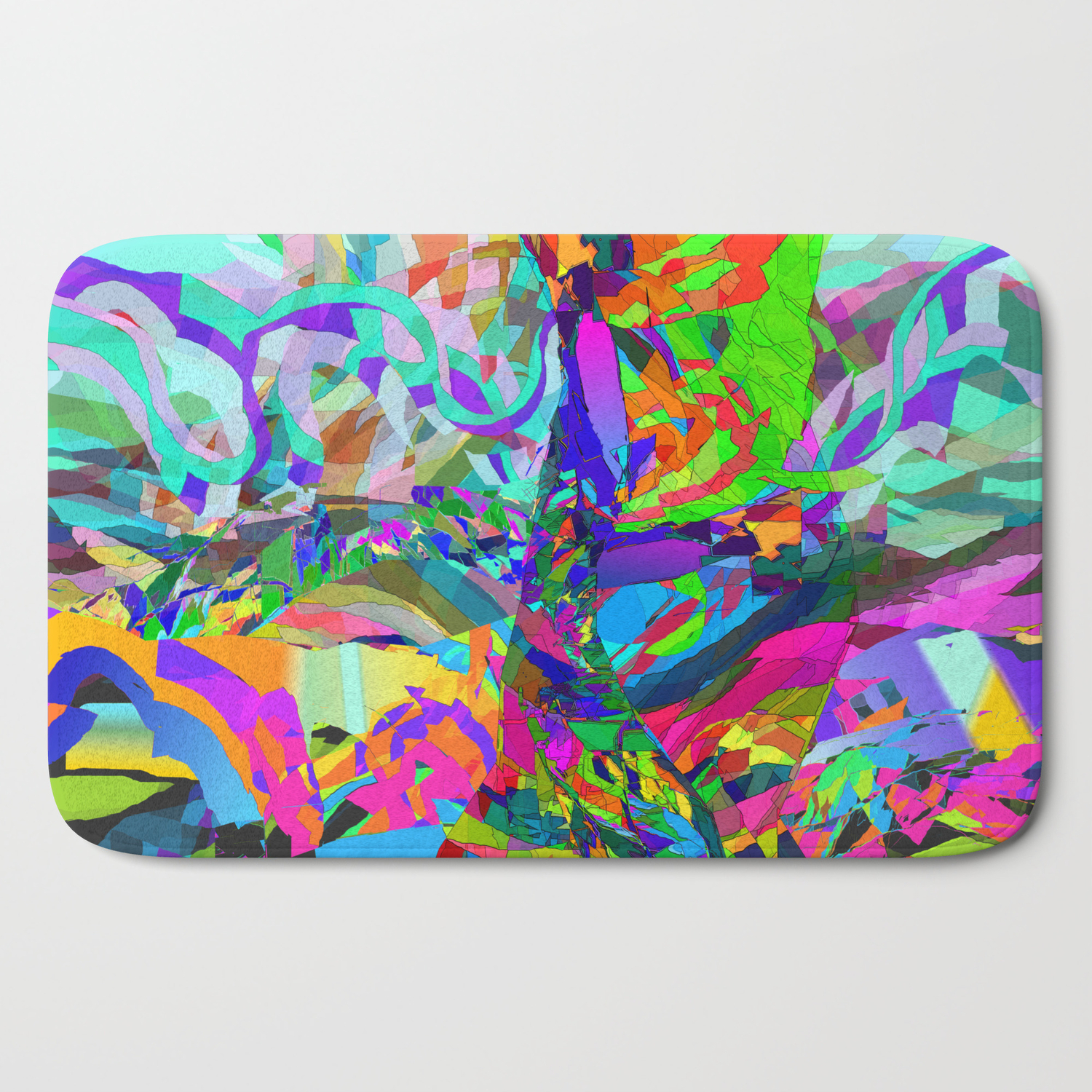 Twister Bath Mat By Doodl Society6