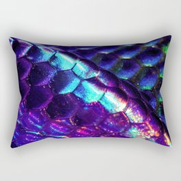 Purple Snake/dragon Scales Rectangular Pillow