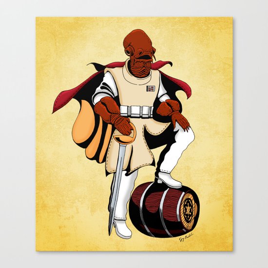Captain Ackbar Canvas Print