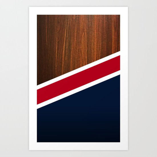 Wooden New England Art Print