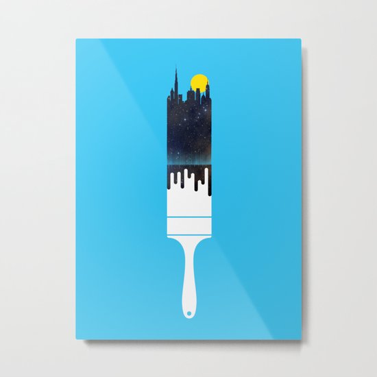 Paint the Town Metal Print