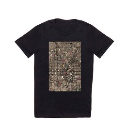 Les Vegas Collage in Terrazzo Style T Shirt