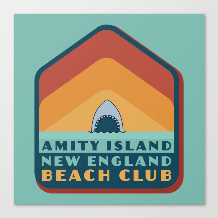 Amity Island Beach Club Canvas Print