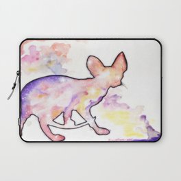 Pastel Space Sphynx Cat Laptop Sleeve