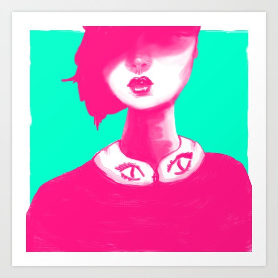 Contemporary Collar Art Print