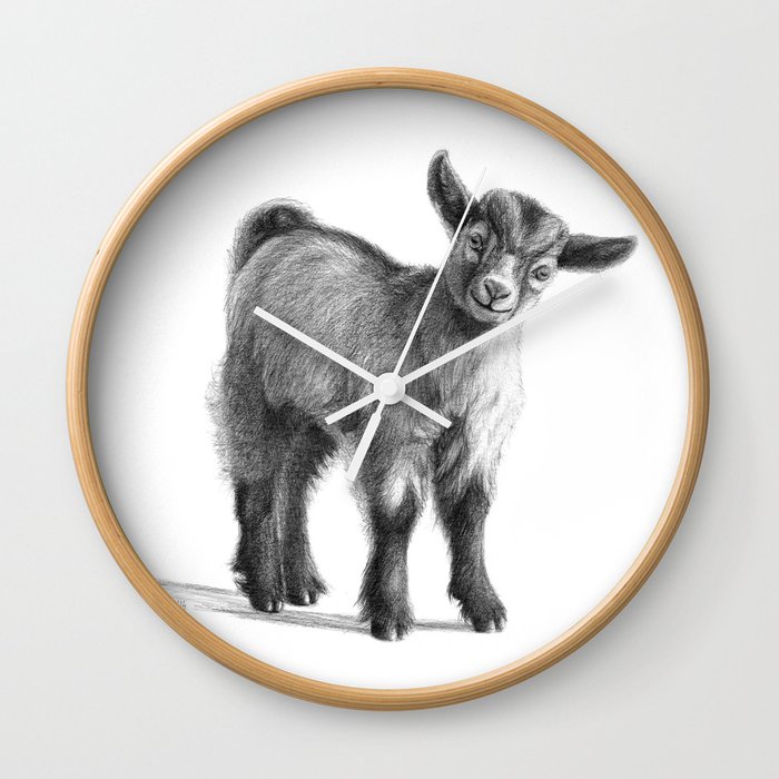 Goat baby G097 Wall Clock
