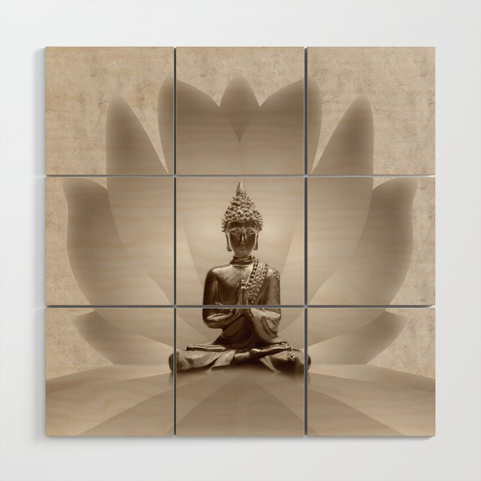 Buddha 13 Wood Wall Art
