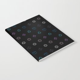 Dungeons and Dragons Aesthetic Dice Notebook