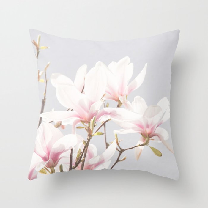 Magnolias #1 #wall #art #society6 Throw Pillow