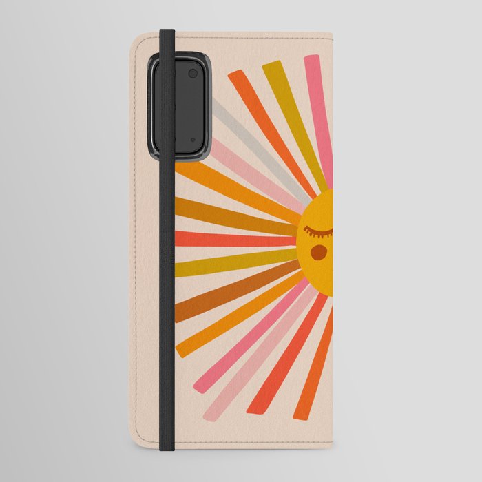Sunshine – Retro Ochre Palette Android Wallet Case