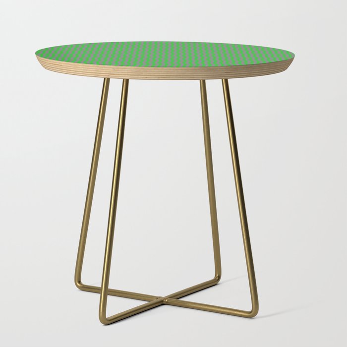 Green Wavy Lines 3 Side Table