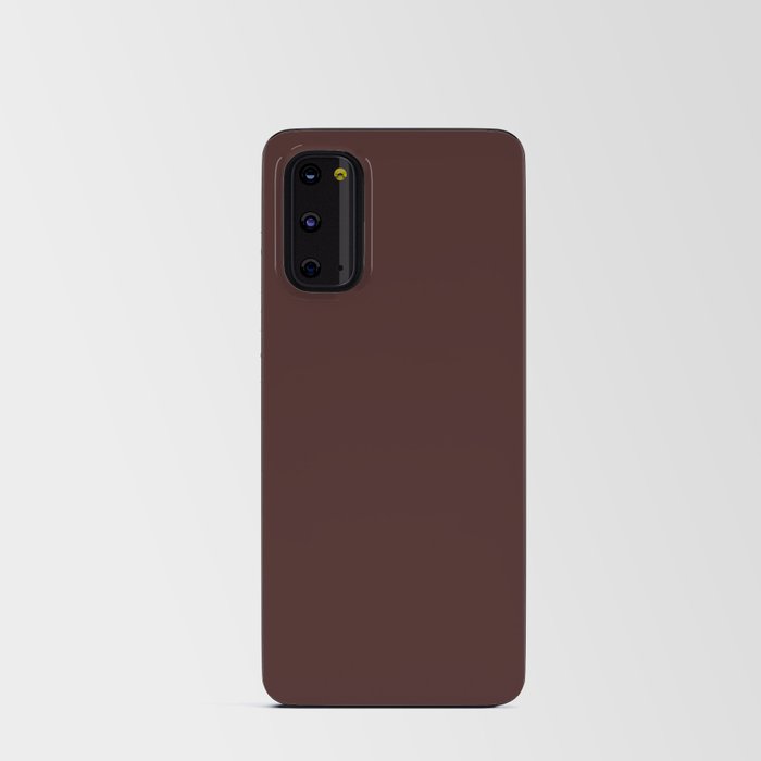 Deep Woods Brown Android Card Case