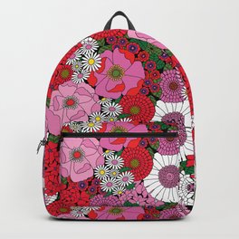 Vintage Florals Geranium Backpack