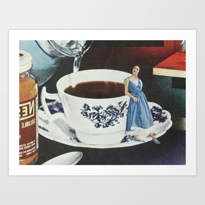 Morning coffee Art Print