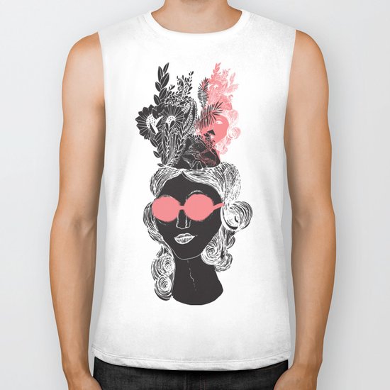 Pink POP Biker Tank