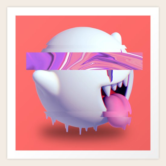 Boo Art Print