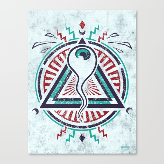 All Seeing All Knowing Canvas Print