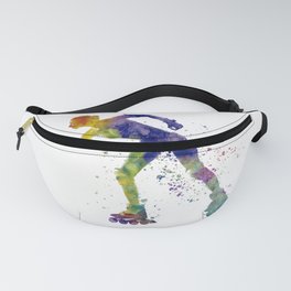 Watercolor Inline Skater Fanny Pack