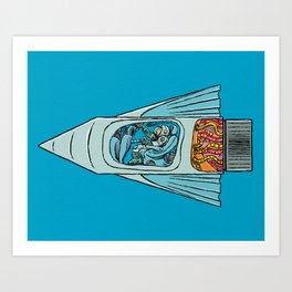 Rocketman Art Print